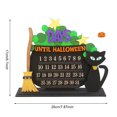thumbnail image 3 of Decoración de letrero de cuenta regresiva de Halloween decoración de calendario de escritorio de madera decoración para el hogar, 3 of 7
