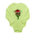 thumbnail image 1 of CafePress - Kicking Spirit Happy Holidays Long Sleeve Infant B - Long Sleeve Infant Bodysuit, 1 of 1