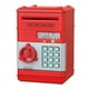 thumbnail image 1 of Alcancía Electrónica Automática, Mini Caja de Seguridad para Monedas, Caja de Ahorros, Contraseña, Cerradura con Llave, Cajero Automático, Regalo para Niños, Color Rojo, 1 of 6