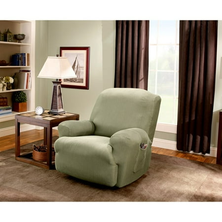 Sure Fit Stretch Stripe Recliner Slipcover