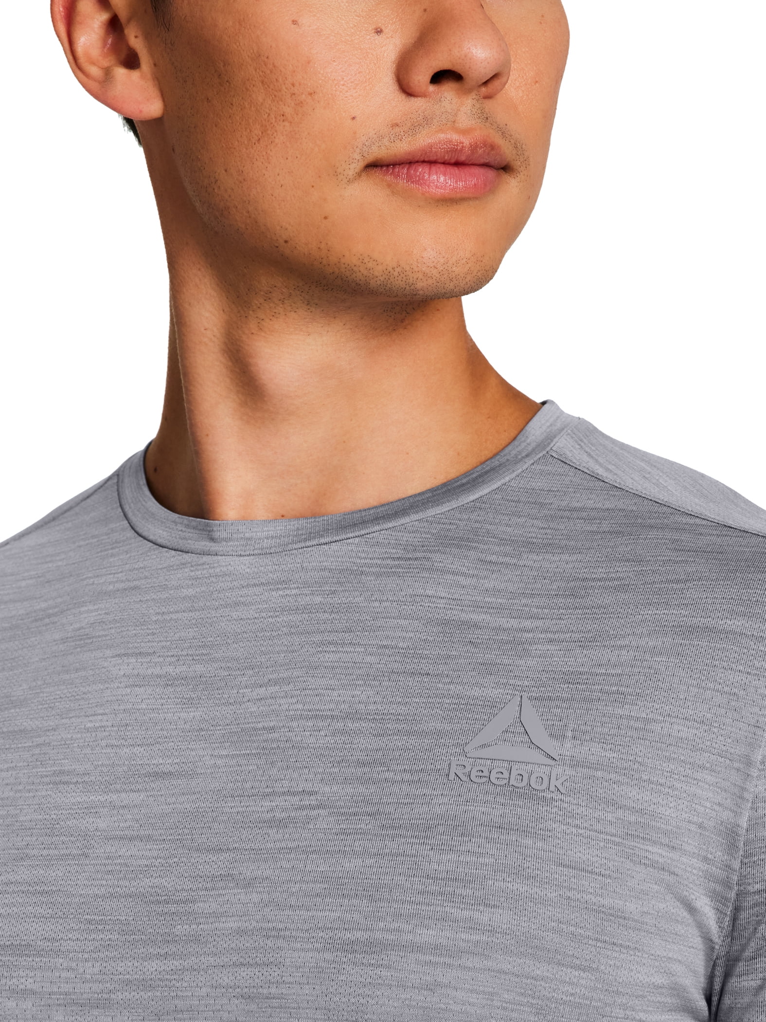 Reebok Mens and Big Mens Stride Performance Long Sleeve Shirt, Sizes XS-5XL