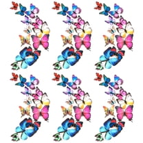 (Clearance) BNNG Butterfly Wall Decals - 72PCS 3D Butterflies Home Decor-Stickers, Removable Mural Decoration for Girls Living Room Kids Bedroom Bathroom Baby Nursery, Waterproof DIY Art