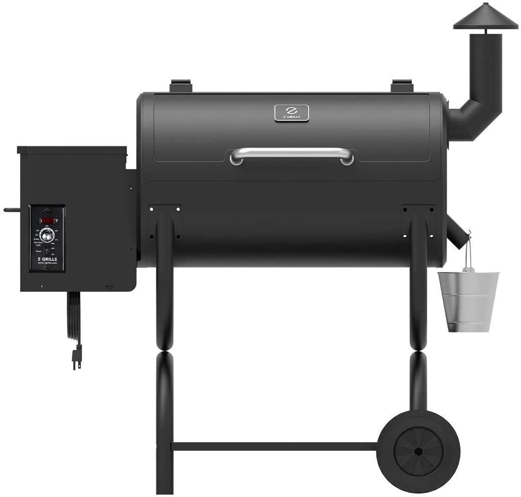 Bake Sear Z GRILLS Wood Pellet Grill Smoker for Smoke Roast Char-grill and BBQ Braise 6002B4E 