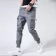 thumbnail image 3 of Pantalones Cargo para Hombre Pantalones Harem de Verano Negros para Hombre Joggers Emo Baggy Spandex Novedades en Ropa Vintage Más Barata Ropa de Calle Techwear, 3 of 5