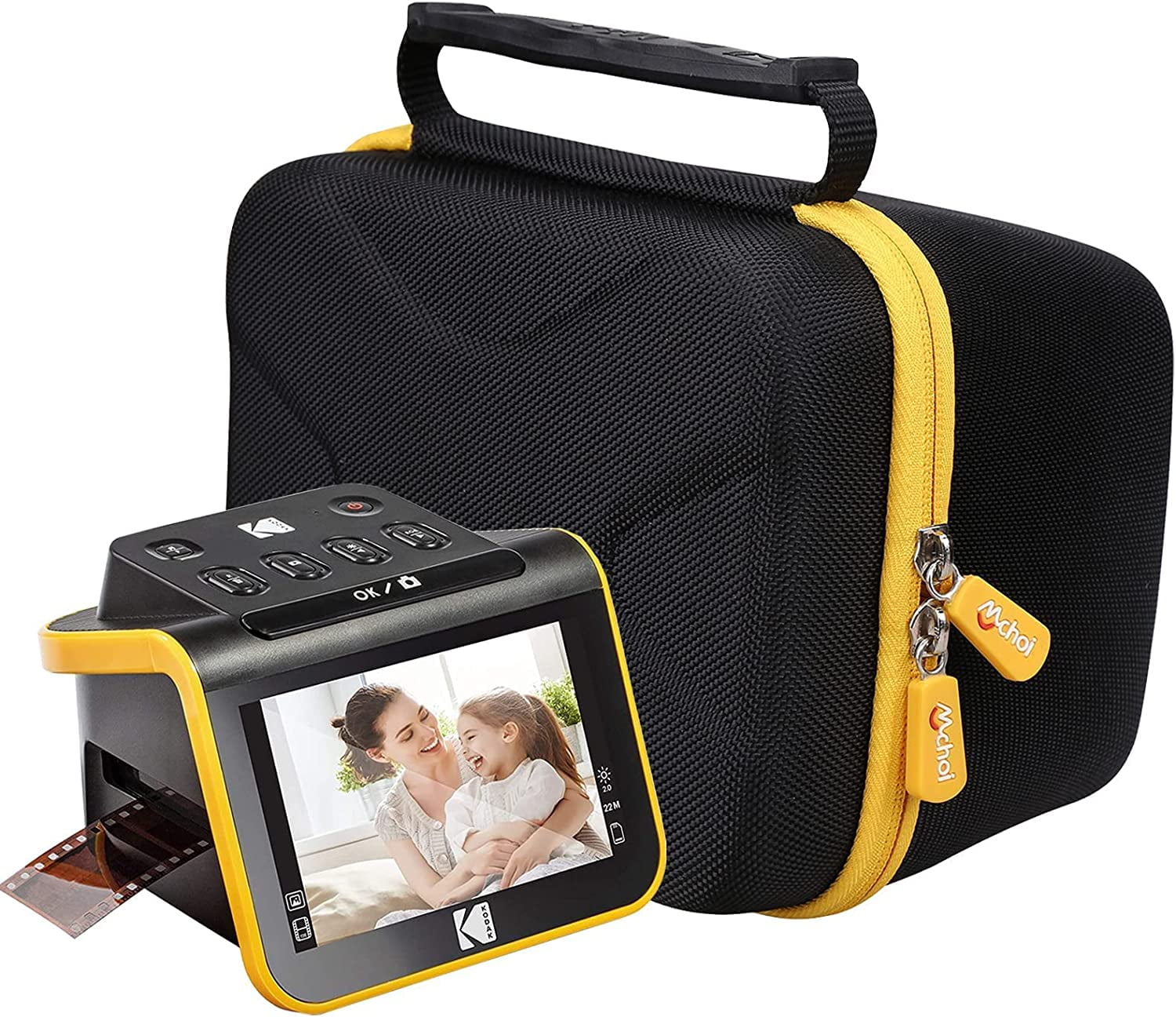 Shockproof Carrying Case for Kodak Slide N SCAN Film and Slide Scanner with  Large 5” LCD Screen, Hard Protective 