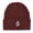 Brown, variant on David & Young Teddy Bear Embroidery Knit Winter Beanie Hat (Women)