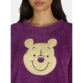 thumbnail image 3 of Disney Women's Winnie the Pooh Plush Pajama Set, 2-Piece, Sizes S to 3X, 3 of 5