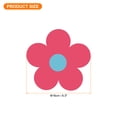 thumbnail image 2 of Etiqueta de pared Uxcell PVC Peel and Stick Daisies, Colorido 48 Pcs (8 hojas), 2 of 6
