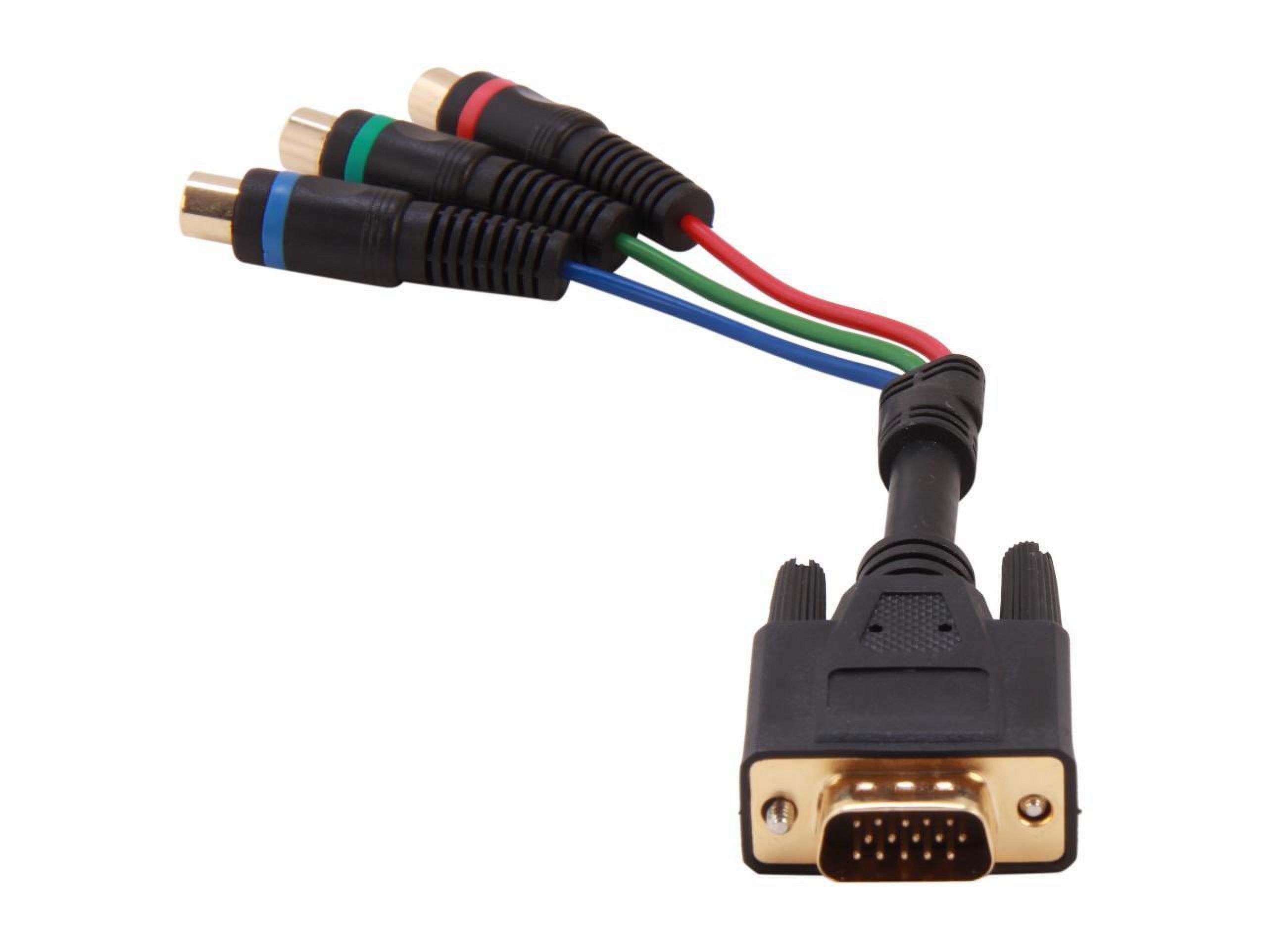 StarTech.com HD15CPNTMF No 6in HD15 to Component RCA Breakout Cable Adapter - M/F - image 4 of 5