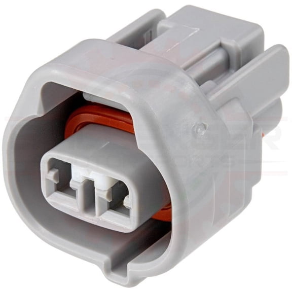 Ballenger Motorsports - 2 Way Sumitomo Plug Connector Housing for Sensor & Solenoid Applications - Gray & Keyway 2
