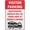 Warning Sign 2, variant on Visitors Only Parking 24Hr Limit Applies Outdoor Safe Sign - 8"x12", UV Protected, Weatherproof - Office Lot, Store, Hospital, Hotel Alert