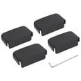 thumbnail image 2 of 4 enchufes de riel deslizante para asiento trasero de coche, tapón de goma suave antigolpes para Tesla modelo 3/Y, embellecedor Interior para c Macarena Tapón deslizante del asiento, 2 of 8