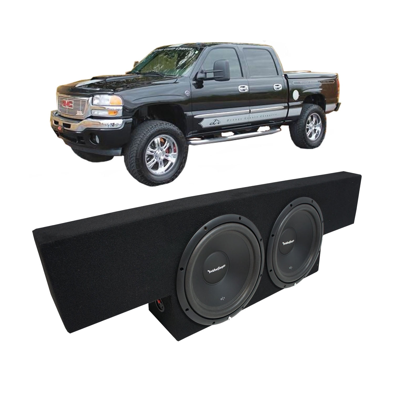 2006 gmc sierra subwoofer box