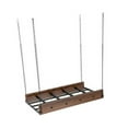 thumbnail image 5 of Farmhouse Ceiling-Mount Pot Rack,Black+Brown,Steel/Wood/Iron,12 Hooks,44.09 lbs Capacity,for Kitchen Cookware Storage, 5 of 19