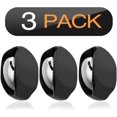 thumbnail image 1 of The In-Ear Headset Smart Storage Box/Earbuds Holder Case/Earphone Bobbin Winder Wrap/Cord Tangle-Free Portable Manager/Cable Storage Organizer/Wire Keeper (3pcs/Black), 1 of 6