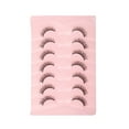 thumbnail image 1 of Unique Bargains 7 Pairs 3D False Eyelashes for Wedding Event Black, 1 of 5