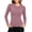 #276-Pink, variant on Mineart Soft Stretchy Base Layer Top Wide Neck Long Sleeve Warm Bottom Shirt Underwear for All Season Inner Wear