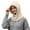 Beige, variant on Fgnfyis Winter Thermal Knitted Hat with Face Scarf for Outdoor Sports Cold Weather Windproof Ear Cap Unisex Hats for Women Beige