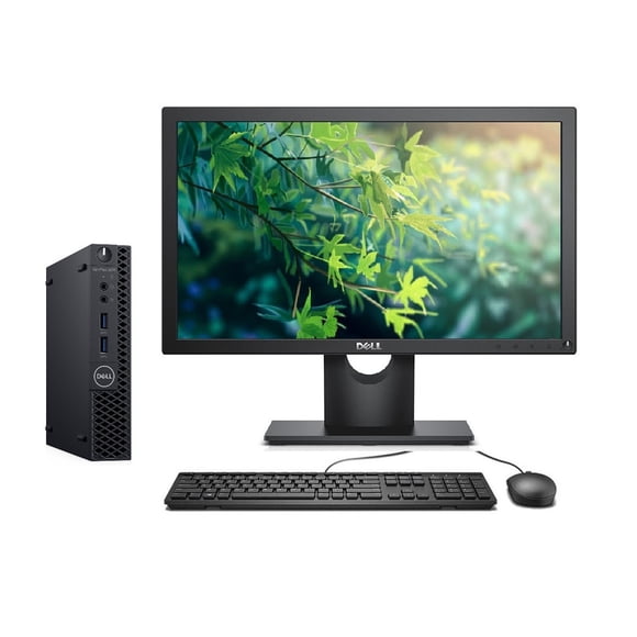 PC Dell OptiPlex 3070 Mini, Core i3-8a, 16GB RAM, 512GB SSD, MONITOR 19", REACONDICIONADO