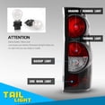 thumbnail image 4 of 1 Pair Tail Light Compatible with 1999-2006 Chevy Silverado 1500 2500 3500 2007 Classic,1999-2002 GMC Sierra 1500 2500 3500 Driver and Passenger Side Brake Light,Matte Black+Smoked Lens, 4 of 8