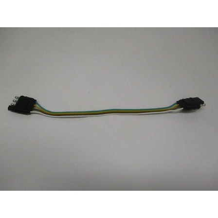 12" 4 Way Flat Plug Camper Boat Trailer Truck Car Extension Wire Harness
