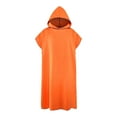 thumbnail image 1 of Poncho de microfibra para surf, con capucha, toalla de playa con capucha, toalla de natación para piscina Naranja, 1 of 8