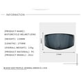 thumbnail image 3 of Motorcycle Anti-UV Anti-Scratch Helmets Lens Fashion Visor Wind Shield Lens Replacement for LS2 FF320 328, 3 of 8