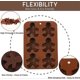 thumbnail image 2 of Silicone Gingerbread Man Chocolate Molds 6-Cavity Baking Mold for Candy, Cake, Ice Cubes, 2 of 5