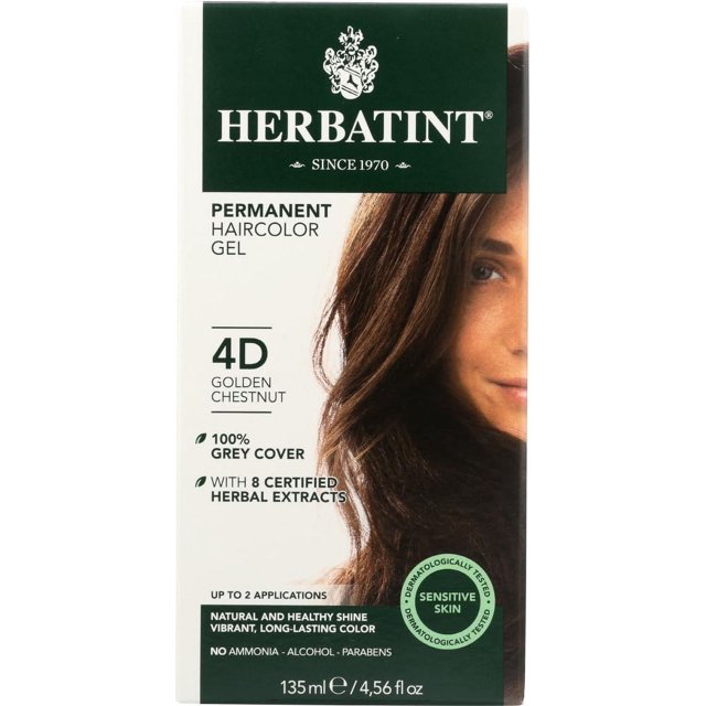 Tinte de pelo Herbatint 4D Golden Chestnut