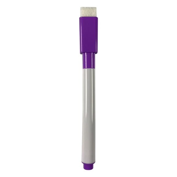Dry Erase Whiteboard Markers with Built-In Eraser, Dry Wipe Marker Pens, Smooth Writing Board Markers, Portable Fine Tip Markers, Quick Clean Refrigerator Board Pens, Whiteboard Drawing Markers