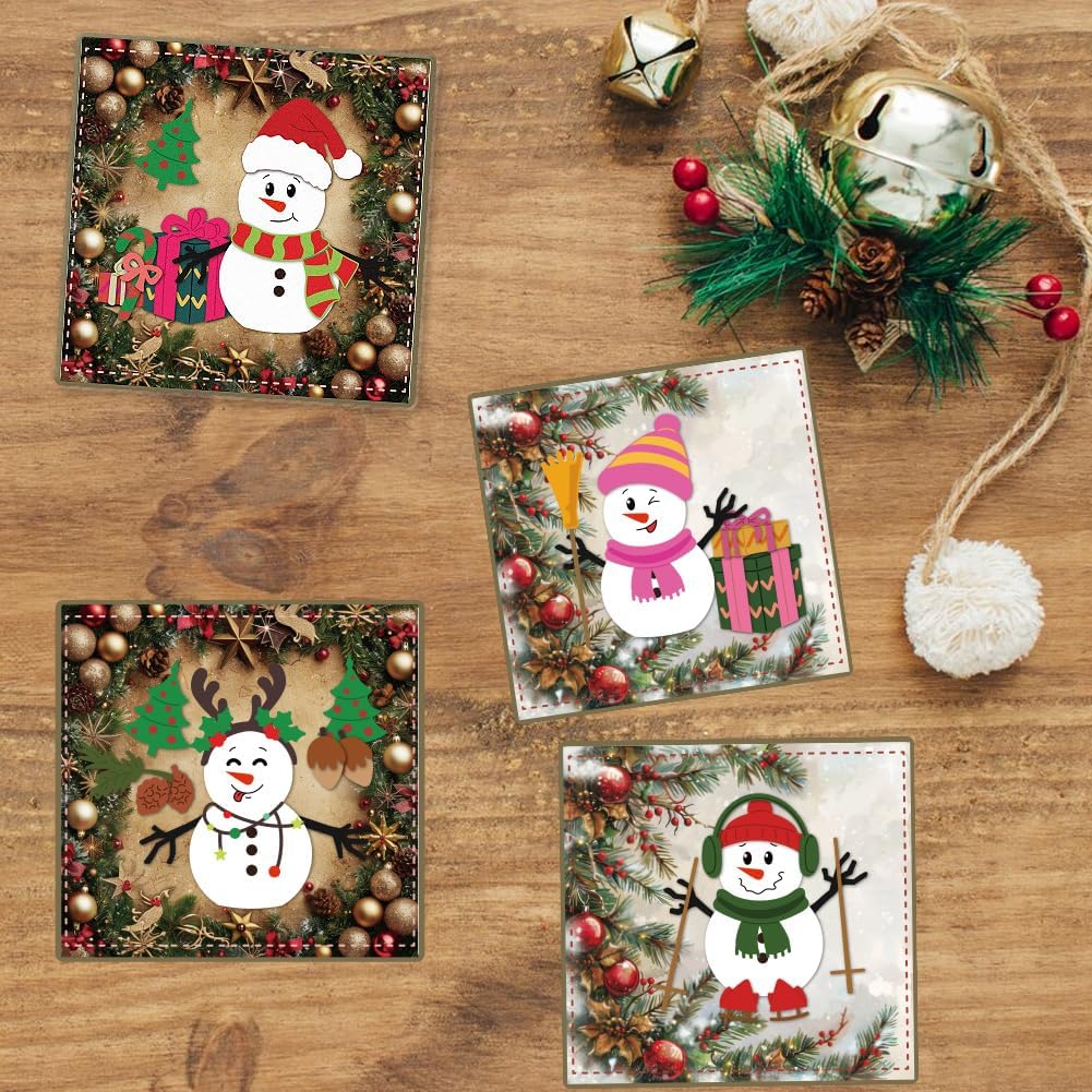 Snowman Metal Die Cut For Card Making – Christmas, Birthday, Wedding DIY Scrapbooking & Embossing Stencil Template