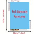 thumbnail image 2 of Halloween 5D Diamond Painting Kit - DIY Full Round Drill Home Wall Decor and Holiday Gift for Adults and Kids (11.8x15.7 Inches), 2 of 4