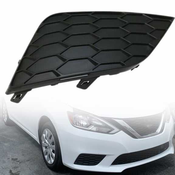 labwork Front Passenger Right Side Bumper Fog Light Lamp Cover Fog Light Lamp Trim Grille Replacement for Sentra 2016-2018 NI1039142 622564AF0B