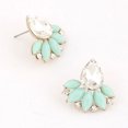 thumbnail image 4 of Pendientes de Hojas Brillantes Temperamento Ol Color Verde onlyliua, 4 of 4
