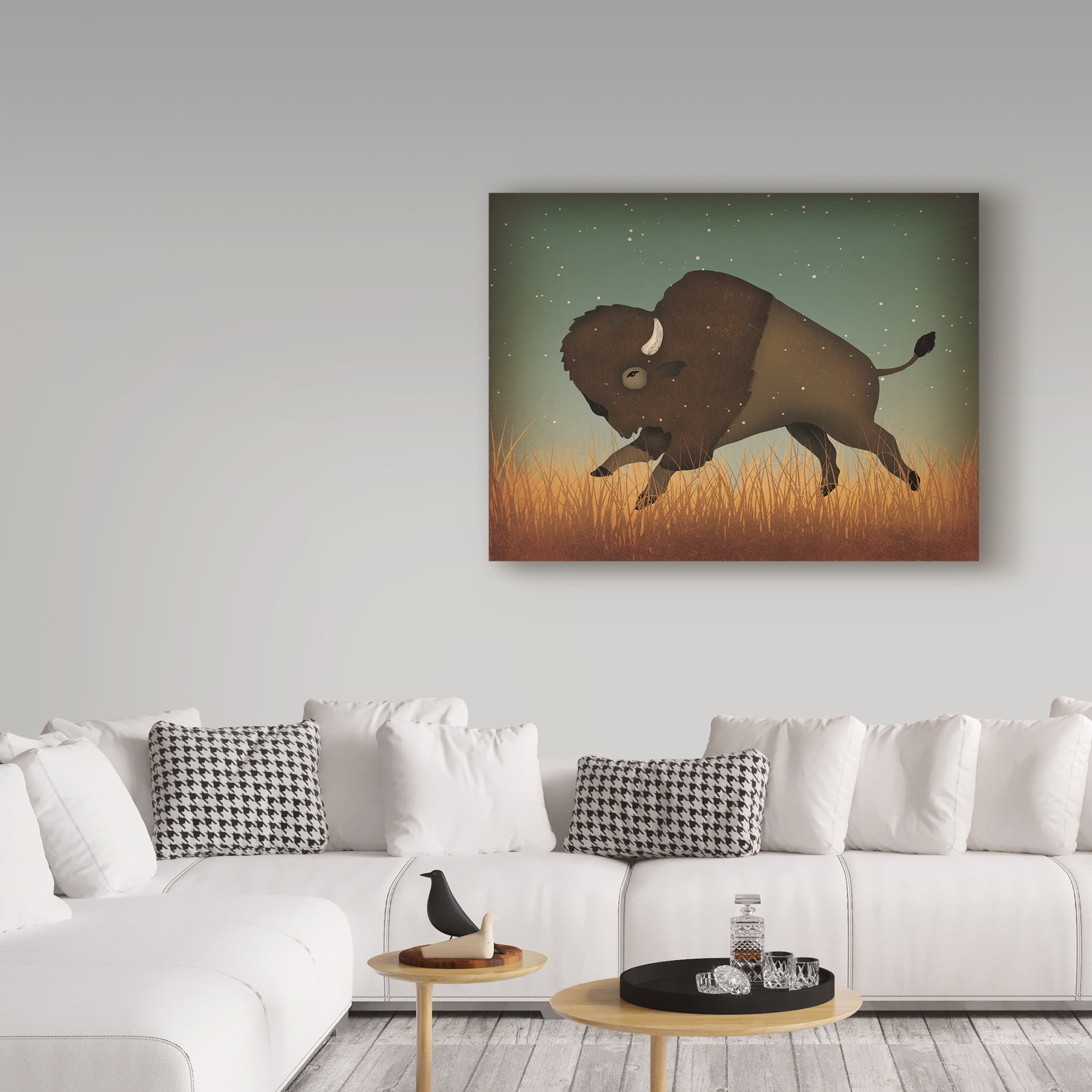 Trademark Fine Art 'Buffalo Bison II' Canvas Art by Ryan Fowler