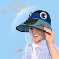 thumbnail image 2 of SAWOBUUN Kids Solar Fan Hat Boy Girl Sun Visor Hat Wide Brim Sun Protection Cap for Outdoor Summer Beach,USB & Solar Powered, 2 of 6