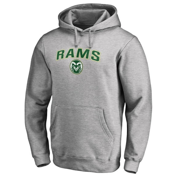 Men's Ash Colorado State Rams Proud Mascot Pullover Hoodie