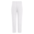 thumbnail image 6 of Tfken Toddler Girls Pants Straight Elastic Waist Solid Color Daily Wear Summer White Trousers Size 13-14 Years, 6 of 9