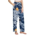 thumbnail image 2 of FORMRS Women's Pajama Pants with Pockets Soft Comfy Loungewear Sleep Bottom, Sizes S-2XL, Blue Night Sky, 2 of 8