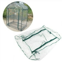 Paddsun Greenhouse cover with Roll-Up Zipper Door -27.17 x 19.27 x 36.22 Inch PVC Greenhouse Cover Frame Not Include for Outdoor Plant Gardening Plants Cold Frost Protection Wind Rain Proof