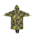 thumbnail image 2 of Wearable Adult Blanket Hoodie - Flannel Blanket Hoodie with Pockets -Sherpa Giant Hoodie Blankets for Women Men, 2 of 3