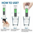thumbnail image 5 of 4in1 PPM Meter Digital Tester Home Drinking Water Quality Purity Test Tester, 5 of 5
