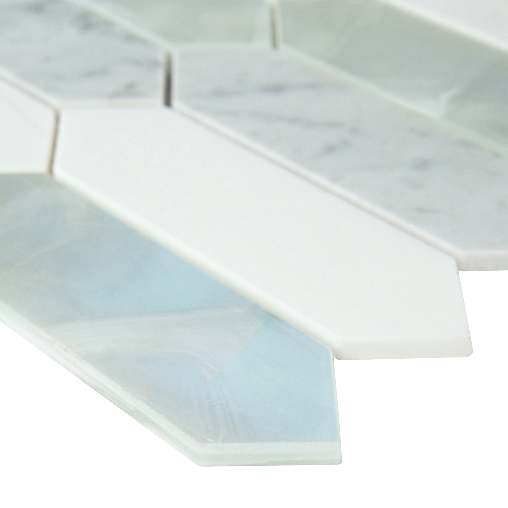 MSI Cienega Springs 10 in. x 13.78 in. x 6 mm Textured Picket Multi-Surface Mesh-Mounted Mosaic Tile (14.4 sq. ft./Case)