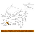 thumbnail image 3 of For 98-02 Accord DX LX Front Hood Latch Lock Bracket Steel HO1234108 74120S84A01, 3 of 5