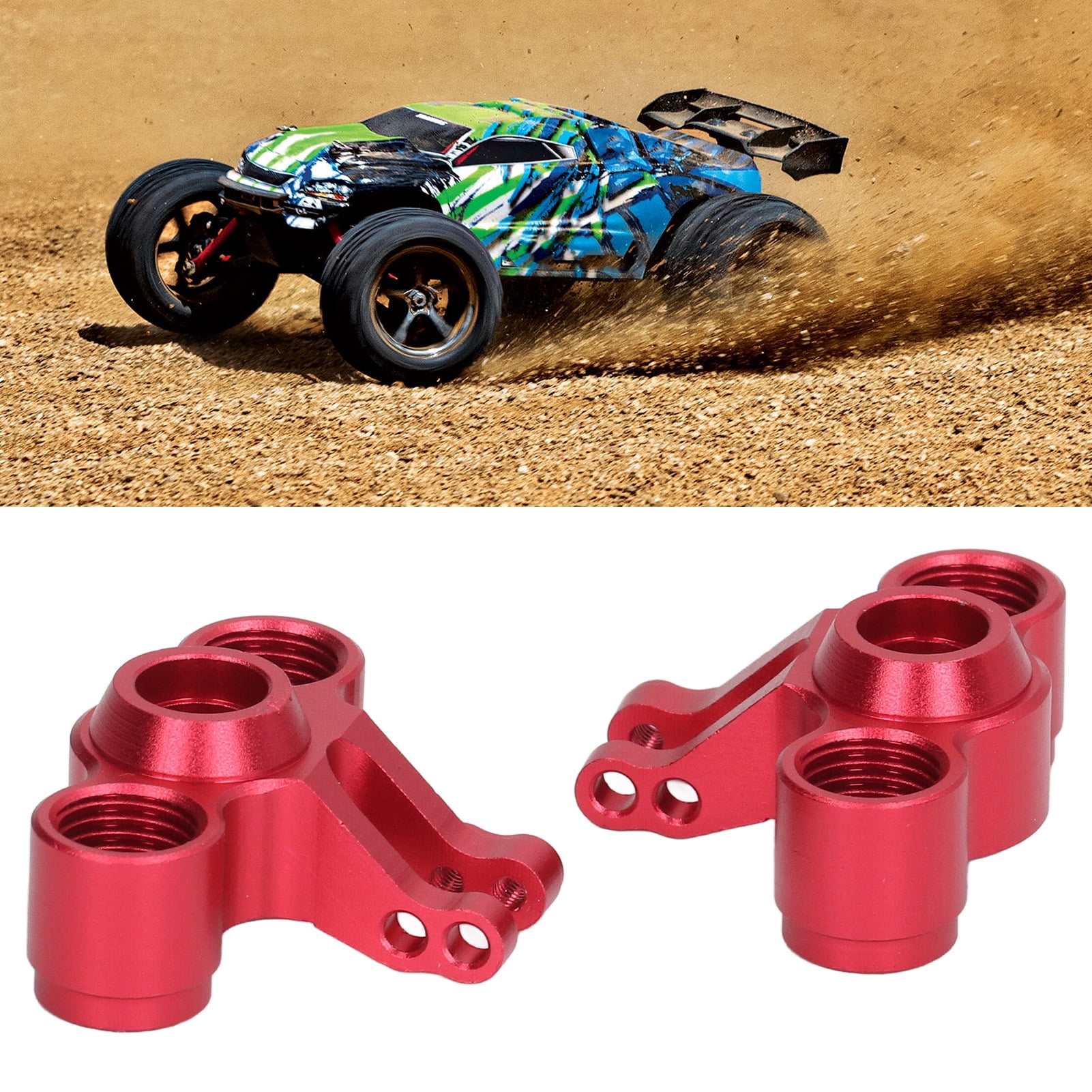 Axle Carriers Knuckle Arm Kit, Aluminum Alloy Front Rear Steering Cup