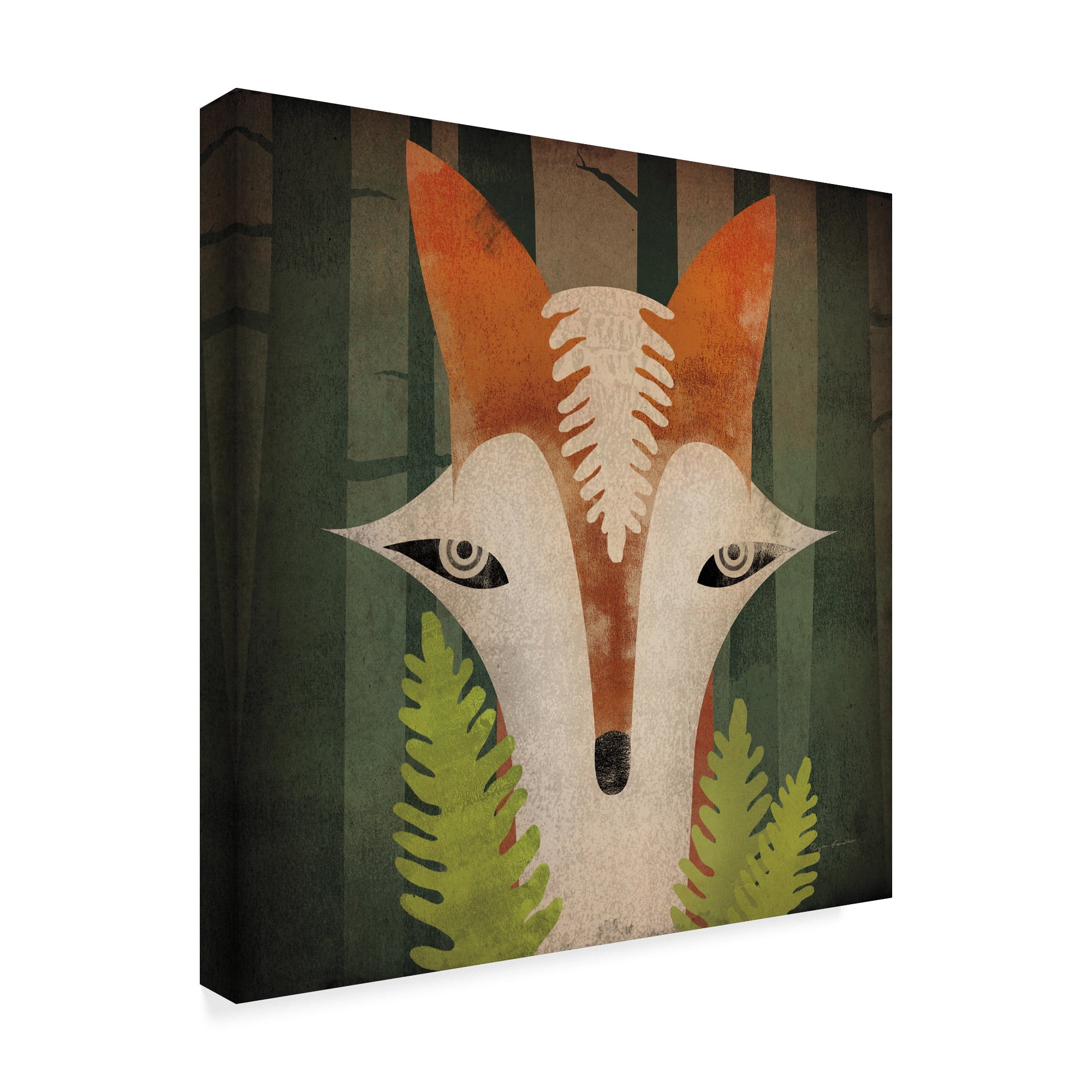 Trademark Fine Art 'Fern Fox' Canvas Art by Ryan Fowler