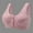 I-Pink, variant on Levmjia Sports Bras for Women Front Closure Plus Size Woman's Comfortable Lace Breathable Bra Underwear No Rims
