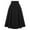 Black, variant on Patlollav Skirts for Women's Fashion Casual Skirt with Pockets Vintage High Waist Pleated Skirt