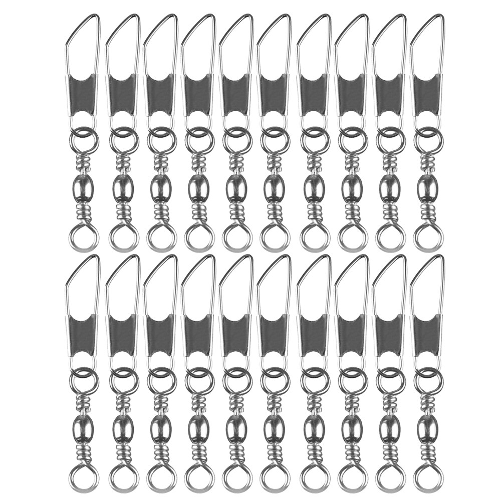 Swivels Hook Connector Resistance Swivel Saltwater Stainless Lure Tackle Leader Snap Line