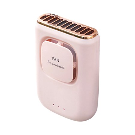 Intelligent Neck Wearable Fan with Semiconductor Chilling Technology 12 Hour Working Time Great for Hot Day Heat Relief